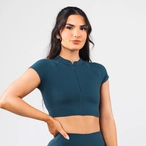Alphalete KDM Zip Bra - Knock Out (Size S)